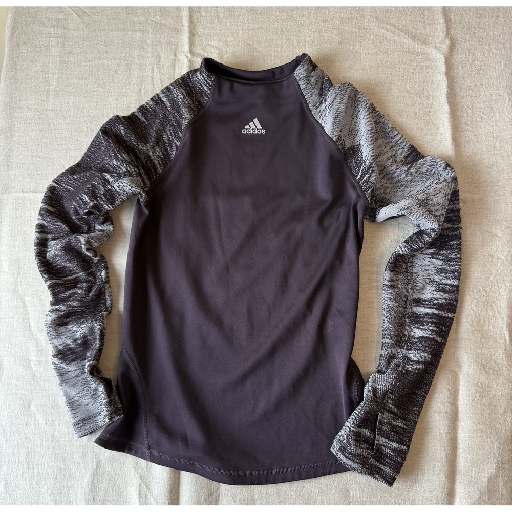 Adidas Aero ready Elevated Running Workout Ski Flattering Pullover Sz S